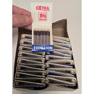 Vintage Food Lion Advertising Matchbooks Lot of 29 Grocery Store Promo Ephemera